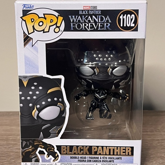 Funko Pop Black Panther Bobble-Head - Picture 1 of 5